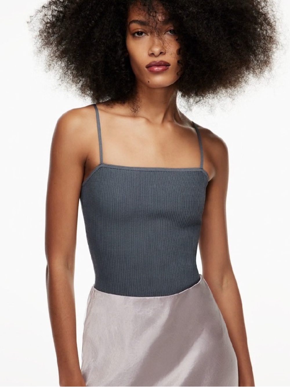Aritzia Babaton Sculpt Knit Cami Tank